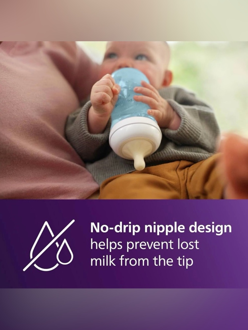 👶🍼 Philips Avent Natural Baby Bottles – 9oz Blue 4-Pack - Picture 6 of 12